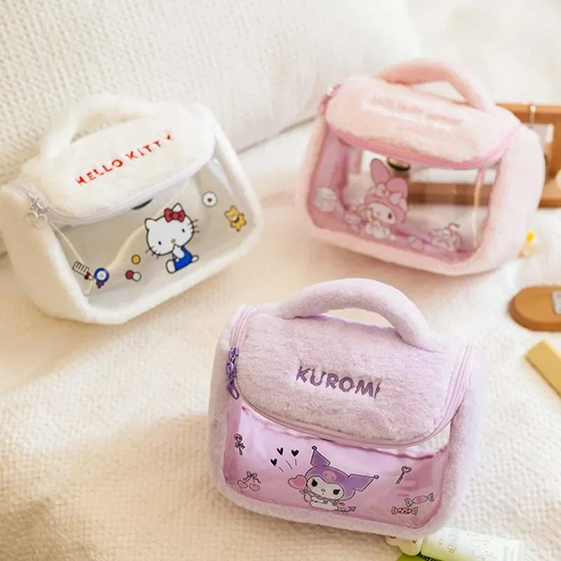 Hello Kitty Plush Makeup Bag