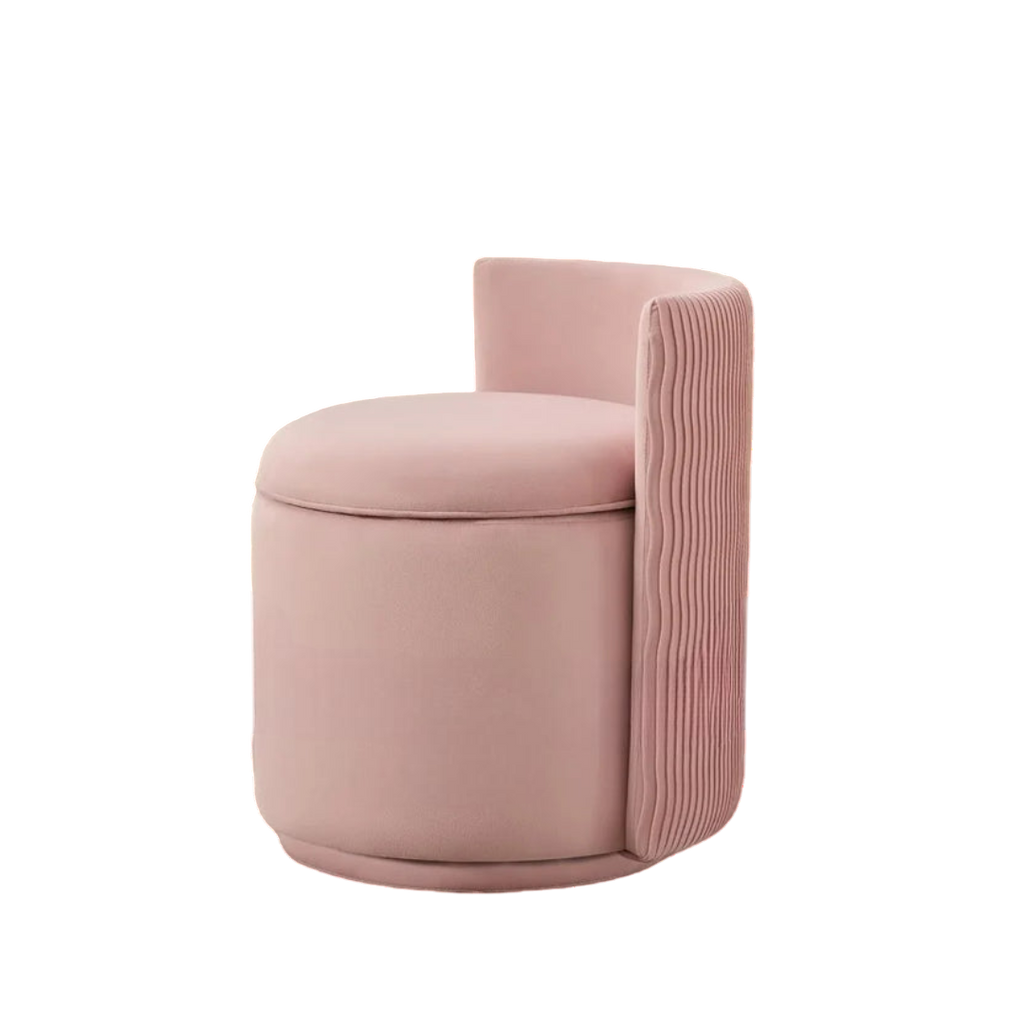 360° Swivel Dressing Table Stool - Pink