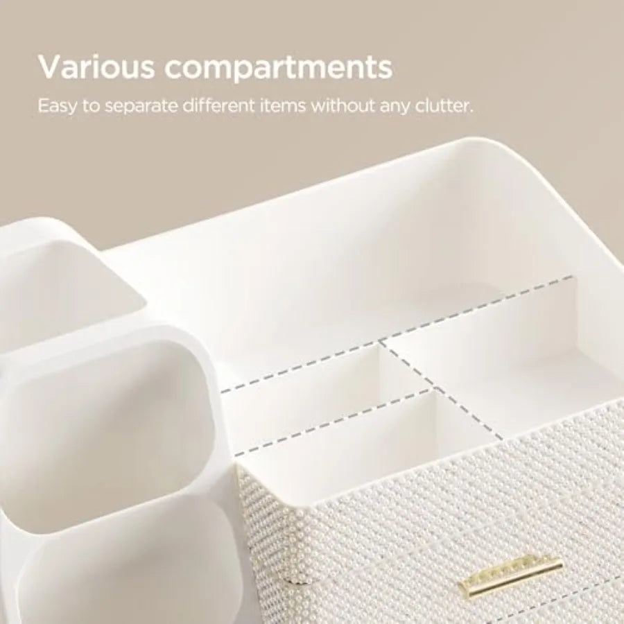 Large Capacity Makeup Organizer for Vanity