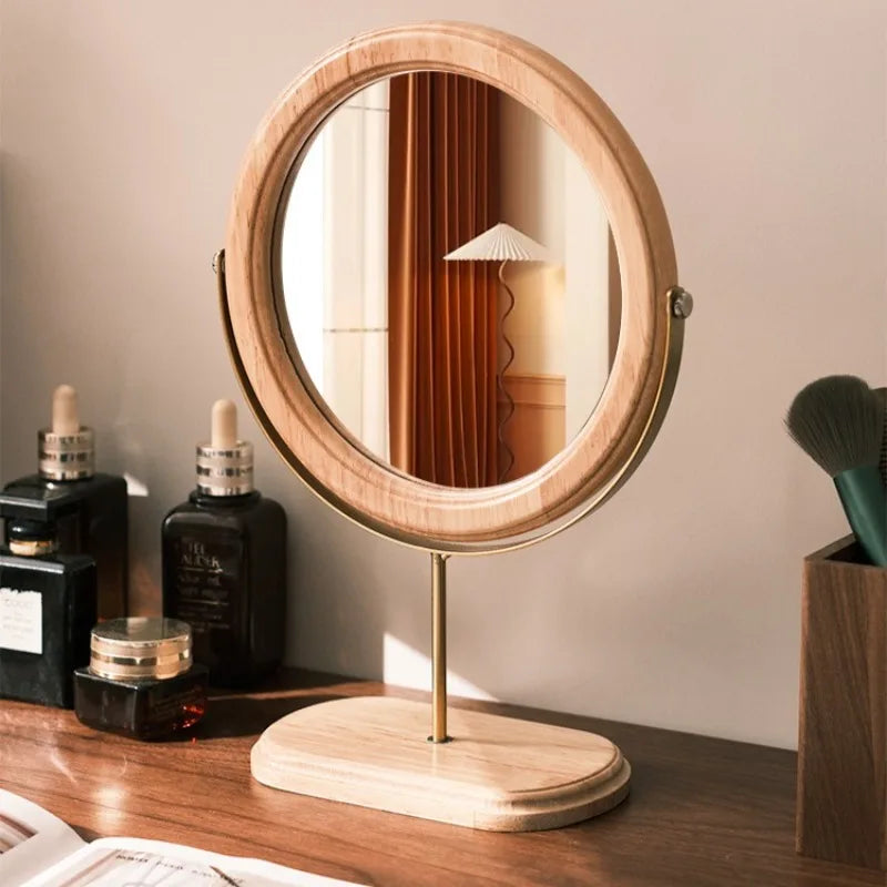 Solid Wood Premium Makeup Mirrors