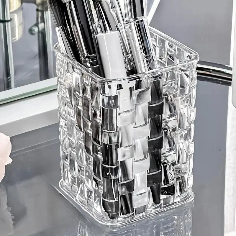 Acrylic Luxury Makeup Brushes, pencils and Lipsticks Organizer & Holder