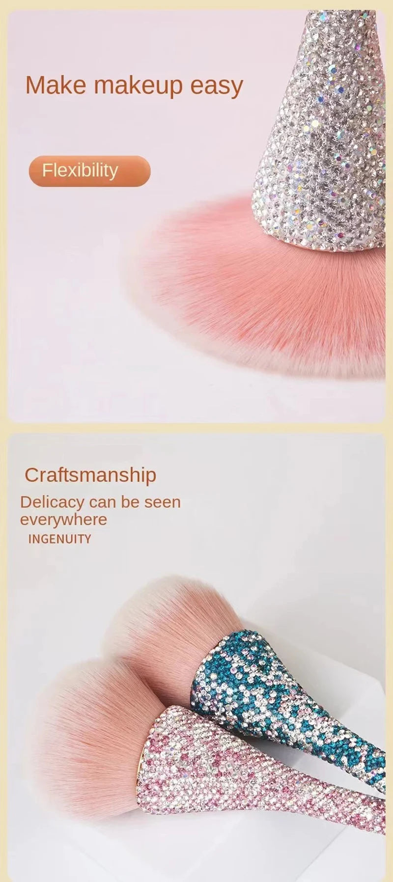 Rhinestone Brush For Manicure