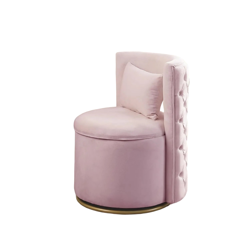 360° Swivel Barrel Chair - Pink