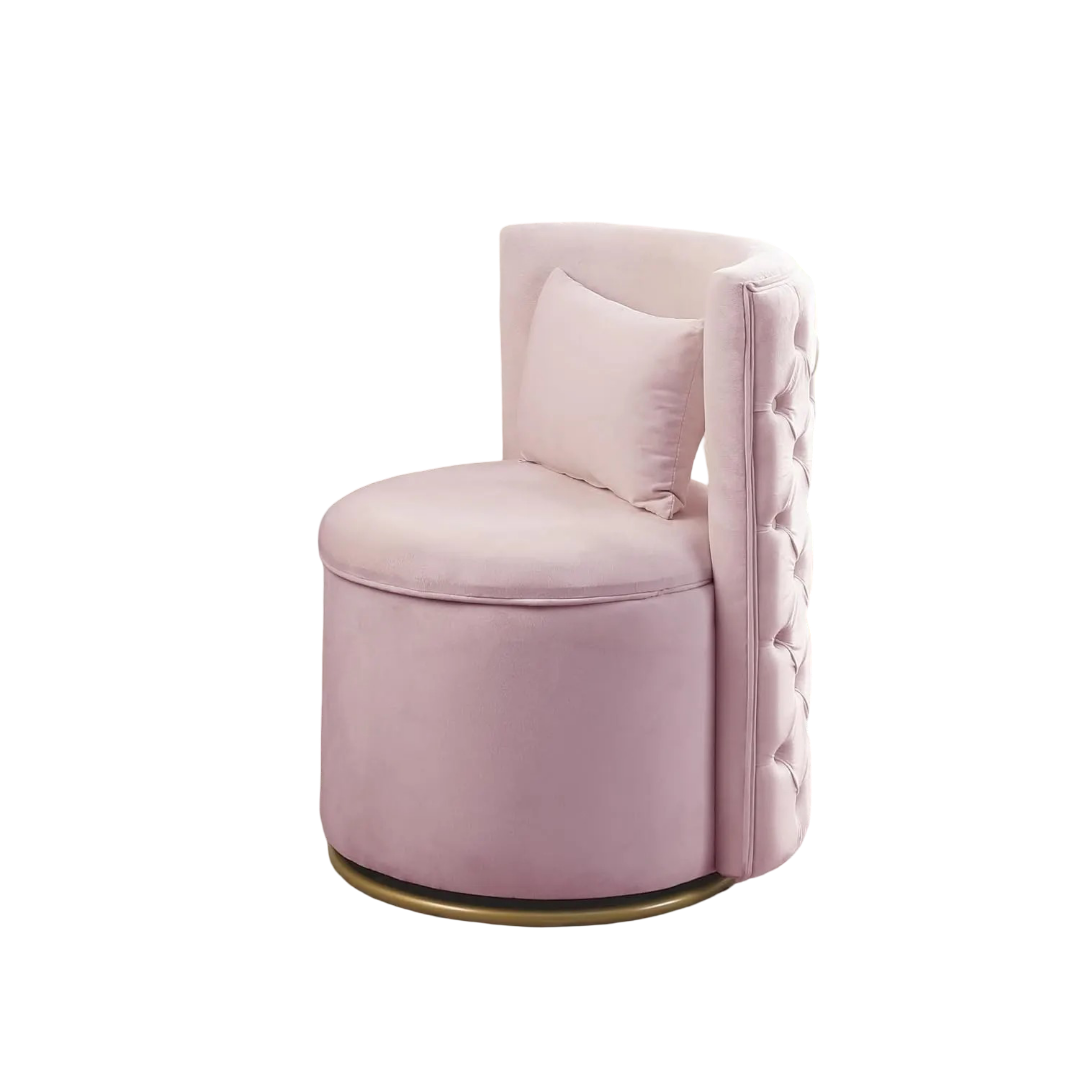 360° Swivel Barrel Chair - Pink