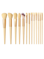 Makeup Brush Set With Sponge & Powder Puffs