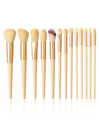 Makeup Brush Set With Sponge & Powder Puffs