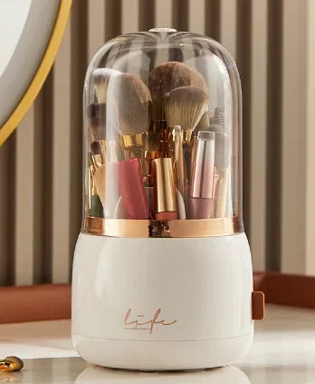 360° Rotating Makeup Brushes, Pencils and Lipsticks Organizer