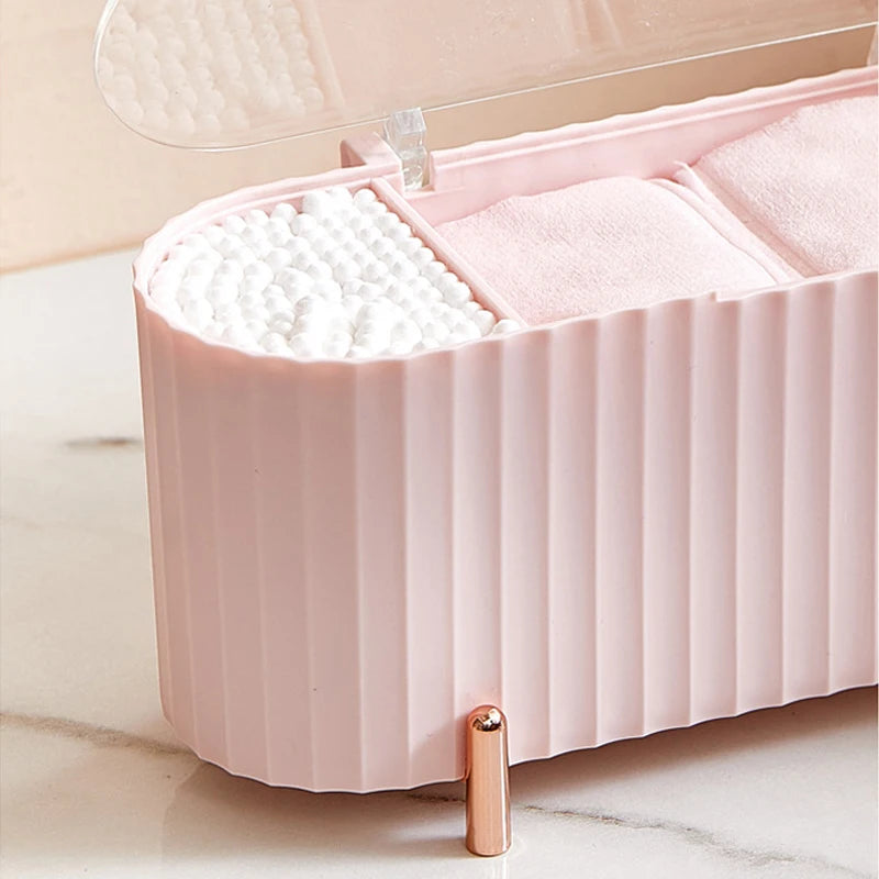 Dustproof Makeup Storage Box With Lid