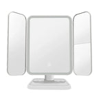Trifold LED Makeup Mirror with 2x/3x/10x Magnification