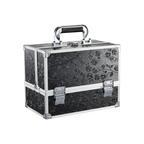 Large Capacity Makeup Organizer Box With Mirror & 3 Trays