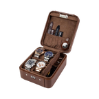 Watch Case & Jewelry Organizer with Combination Lock