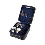 Watch Case & Jewelry Organizer with Combination Lock