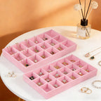 Jewelry Box Display Tray Set | Drawer Organizer | 2 Pcs