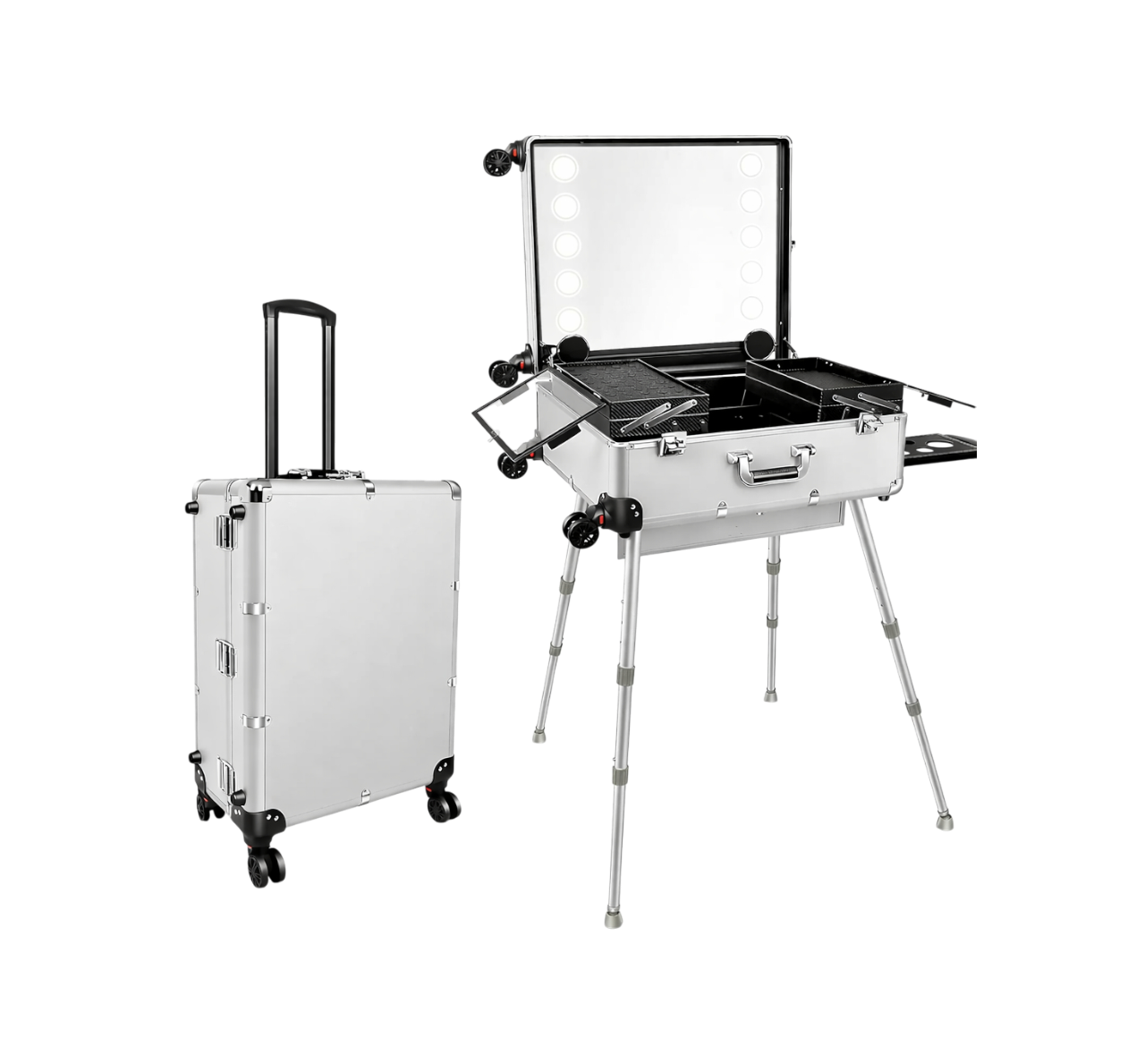Aluminum Makeup Trolley
