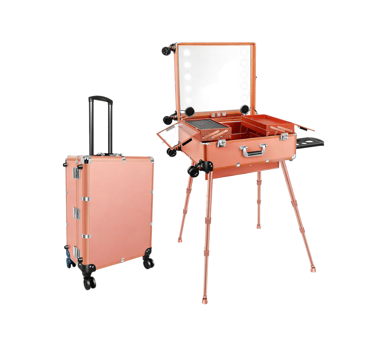 Aluminum Makeup Trolley