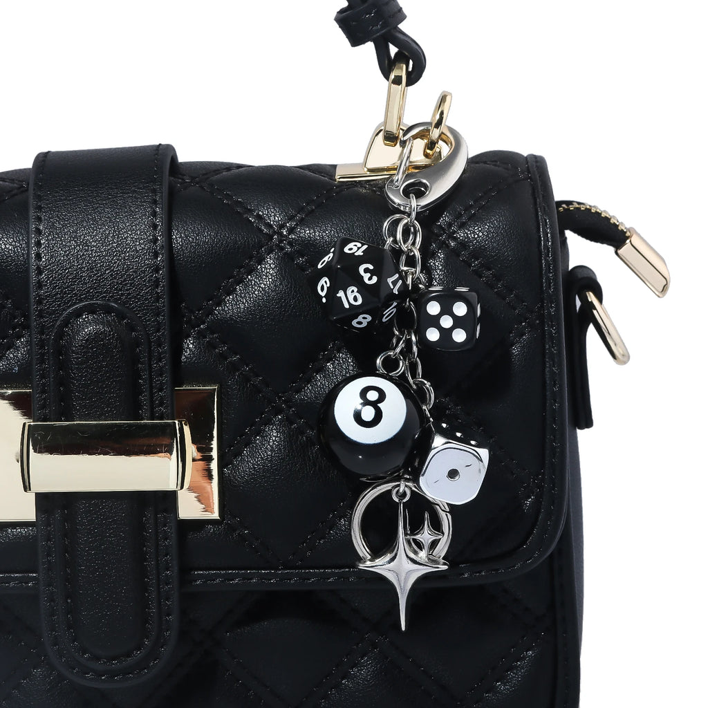 Billiard Ball Shape Bag Keychain
