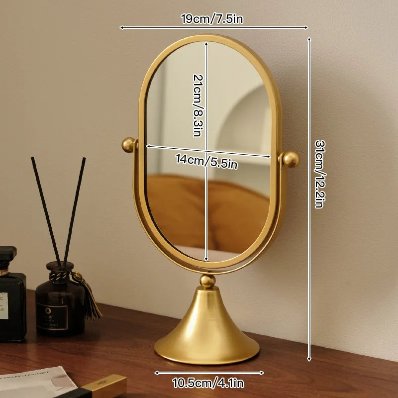Luxury Oval Style Vanity Mirror for Dressing Table Mirror