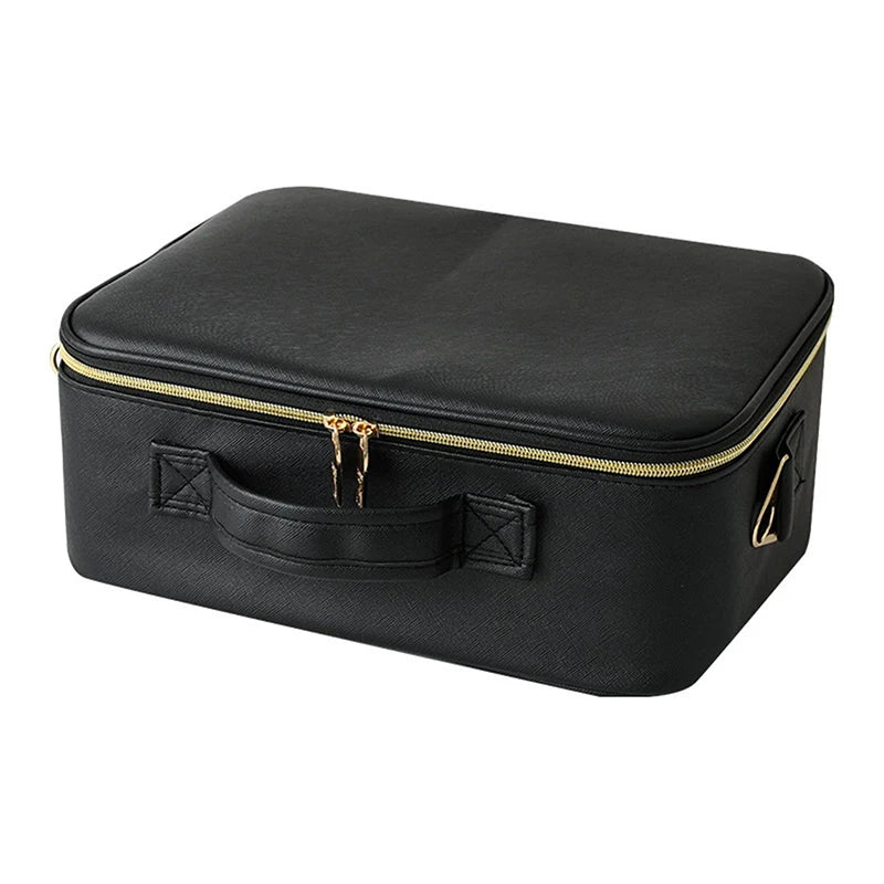 Travel Makeup Bag with Vanity Mirror [Large]