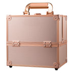 Portable Alloy Cosmetics Makeup Case