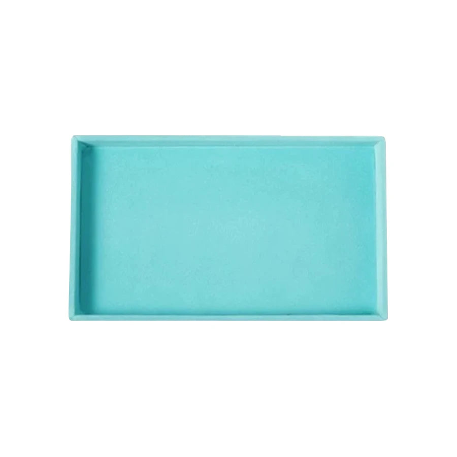Luxury Velvet Drawer Organizer Tray [Light Blue]