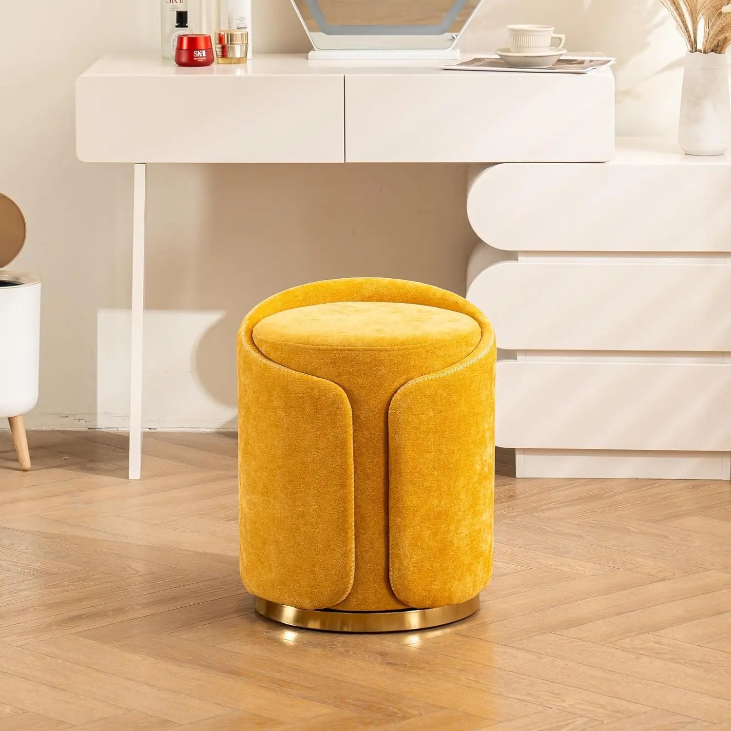 Round Vanity Stool