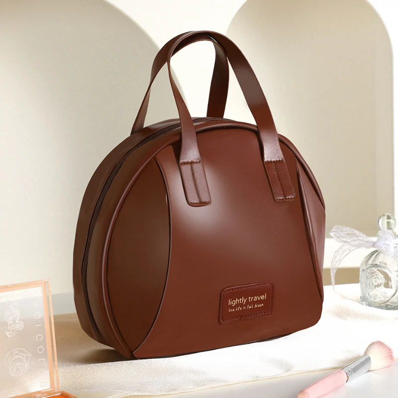 Pure Leather Makeup & Cosmetic Bag Handbag