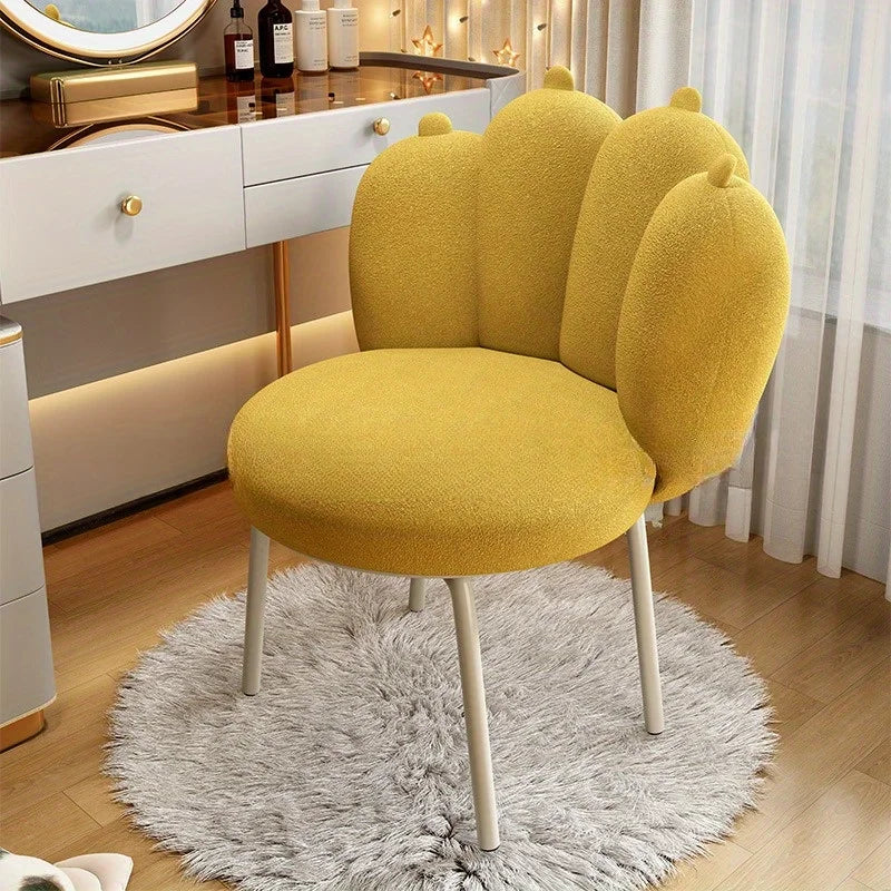 Vanity Desk Cat Paw Backrest Chair