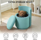 360° Swivel Dressing Table Stool - Teal