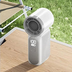 Rechargeable Mini Portable Fan With LED Display