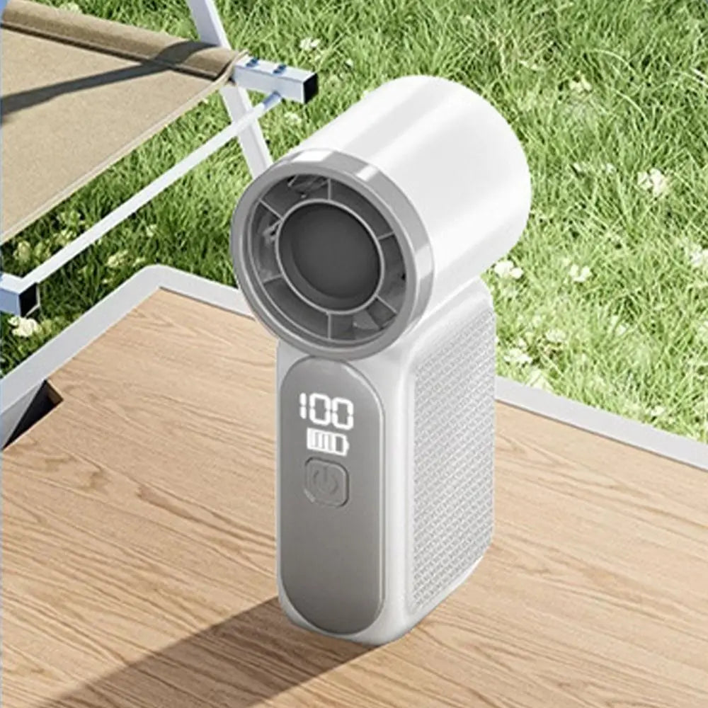 Rechargeable Mini Portable Fan With LED Display