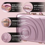 Portable Makeup Case With LED Mirror