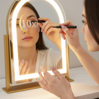 LED Vanity Mirror With Detachable 10X Magnification - 15.2 Inches