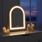 LED Vanity Mirror With Detachable 10X Magnification - 15.2 Inches