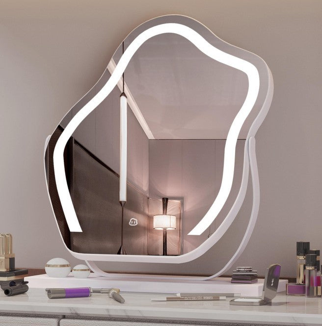 Vanity Makeup Mirror with LED Light and cloud Style