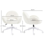 Cute Fluffy Vanity Desk Chair