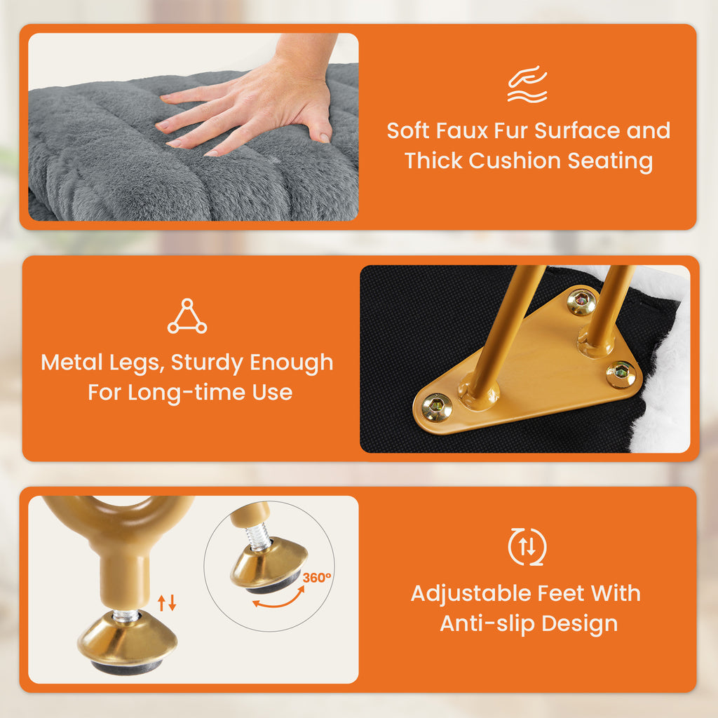 Makeup Dressing Stool With Storage Space