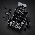 Professional Makeup Organizer Box With Mirror & 3 Trays