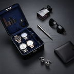 Watch Case & Jewelry Organizer with Combination Lock