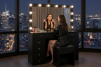 11 Drawers Vanity Set - Black