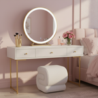 S-Shaped Vanity Stool