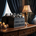 2 Tier Makeup Organizer With 3 Drawers