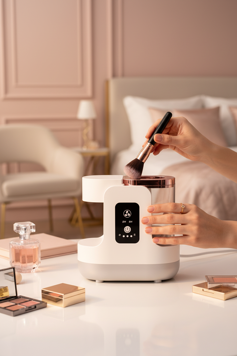 3-in-1 Electric Makeup Brush Cleaner