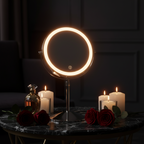 Rechargeable Double-Sided Makeup Mirror - 8 Inches