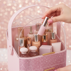 Bling Makeup Organizers - Silver