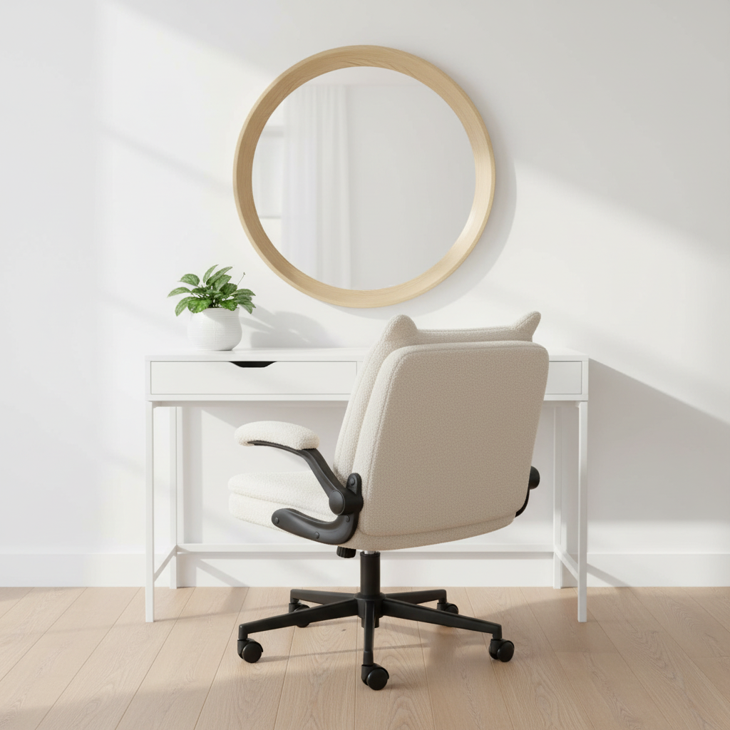 Criss Cross Vanity Chair with With 25" Seat