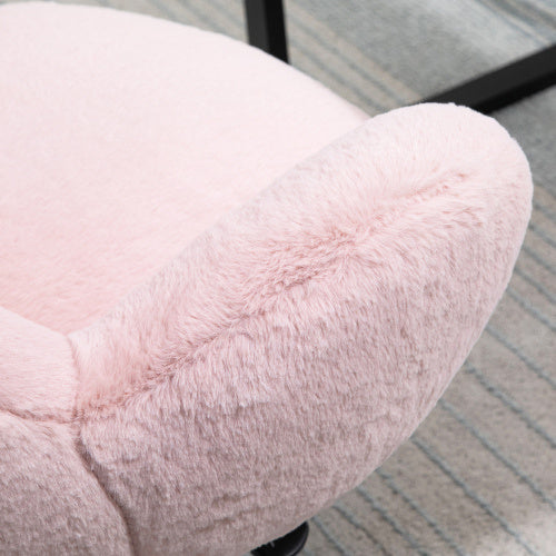 Cute Fluffy Vanity Desk Chair