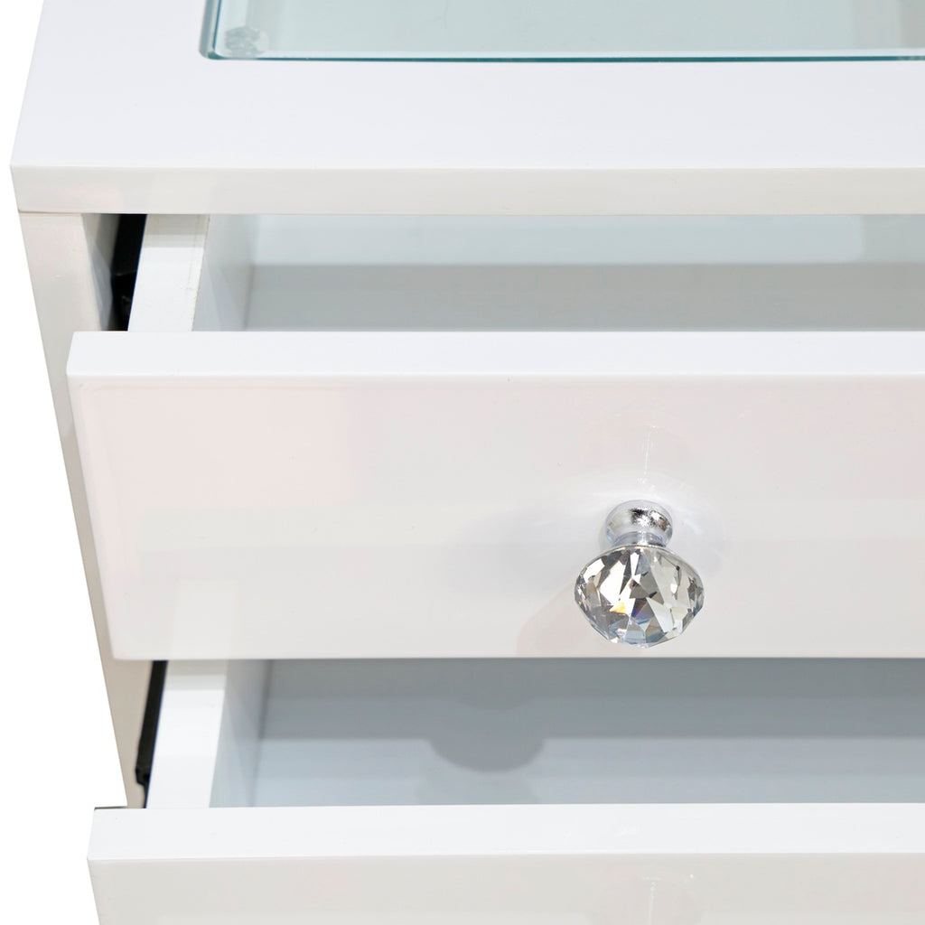 Glam & Glow Display Shelves With Drawers