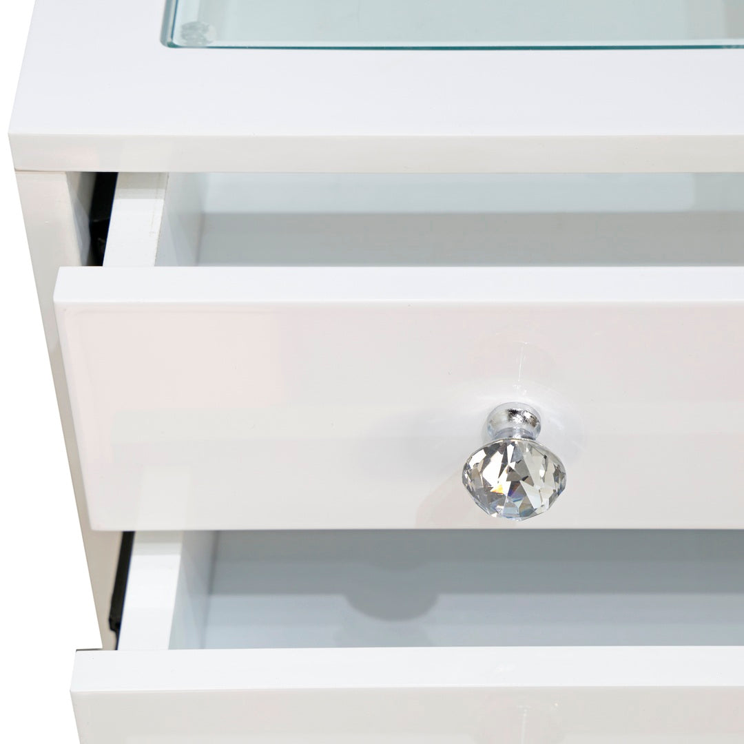 Glam & Glow Display Shelves With Drawers