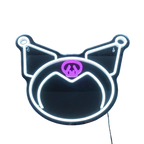 Kuromi Decor Mirror Neon Light
