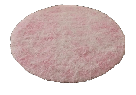 Soft Plush Circular Rugs for Vanity Desk Chair
